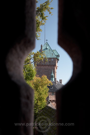 Haut-Koenigsbourg, chateau medieval (medieval castle), Alsace, France - FR-ALS-0363