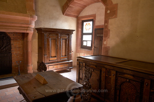 Haut-Koenigsbourg, chateau medieval (medieval castle), Alsace, France - FR-ALS-0399