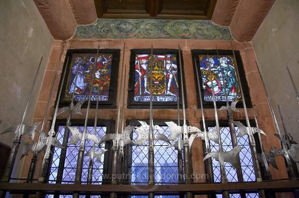 Haut-Koenigsbourg, chateau medieval (medieval castle), Alsace, France - FR-ALS-0410