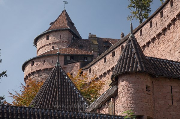Haut-Koenigsbourg, chateau medieval (medieval castle), Alsace, France - FR-ALS-0421