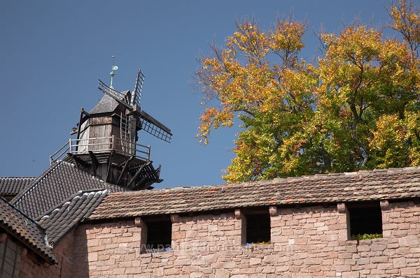 Haut-Koenigsbourg, chateau medieval (medieval castle), Alsace, France - FR-ALS-0422