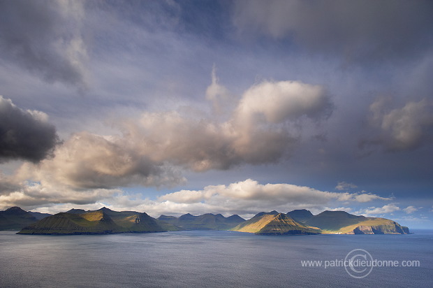 Eysturoy from Kalsoy, Faroe islands - Eysturoy, iles Feroe - FER764