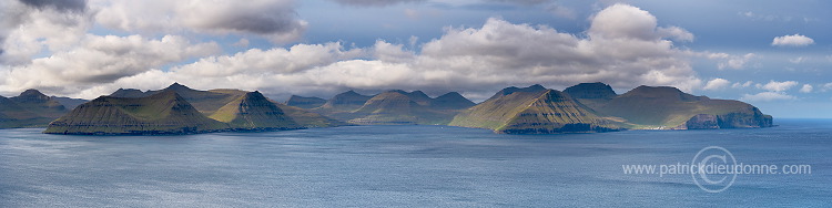 Eysturoy from Kalsoy, Faroes Islands - Eysturoy, iles Feroe - FER987