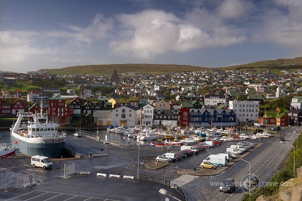 Eystaravag harbour, Torshavn, Faroe islands - Torshavn, iles Feroe - FER837