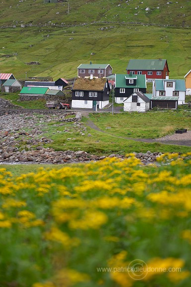 Houses, Elduvik, Eysturoy, Faroe islands - Elduvik, iles Feroe - FER188