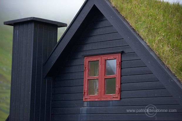 Houses, Elduvik, Eysturoy, Faroe islands - Elduvik, iles Feroe - FER206