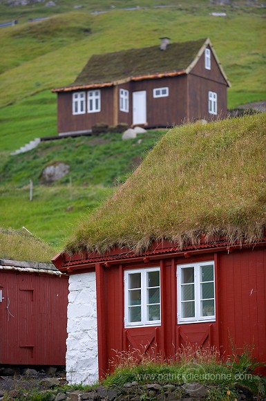 Houses, Elduvik, Eysturoy, Faroe islands - Elduvik, iles Feroe - FER207