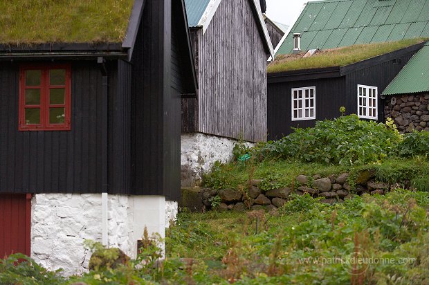 Houses, Elduvik, Eysturoy, Faroe islands - Elduvik, iles Feroe - FER209