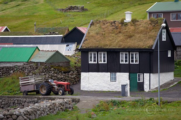 Houses, Elduvik, Eysturoy, Faroe islands - Elduvik, iles Feroe - FER213