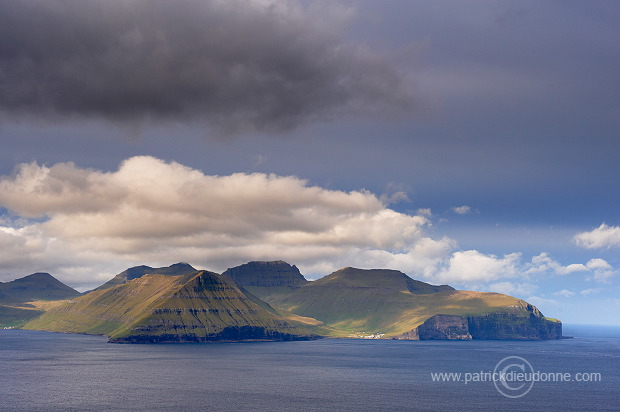 Eysturoy from Kalsoy, Faroe islands - Eysturoy, iles Feroe - FER765