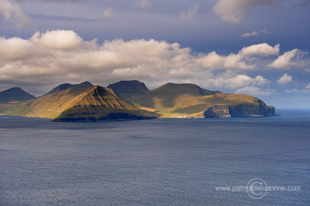 Eysturoy from Kalsoy, Faroe islands - Eysturoy, iles Feroe - FER766