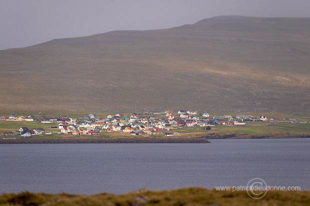 Sandur, Sandoy, Faroe islands - Village de Sandur, Iles Feroe - FER449
