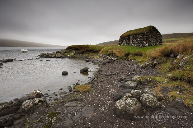 Boatshed, Vagar, Faroe islands - Abri, Vagar, iles Feroe - FER668