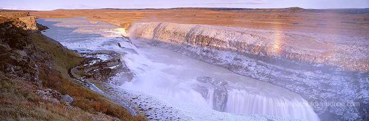 Gullfoss waterfall, Iceland - Cascade de Gullfoss, Islande - ISL0010