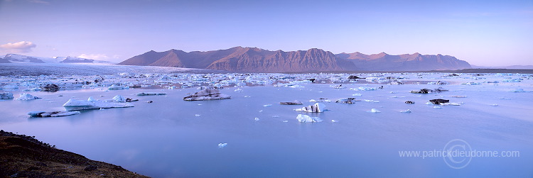 Jokulsarlon glacial lagoon, Iceland - Jokulsarlon, Islande - ISL0018