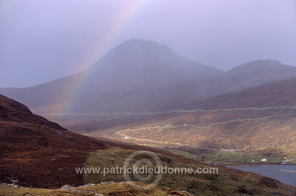 Rainbow over Clisham, Harris, Scotland - Harris, Ecosse - 18639