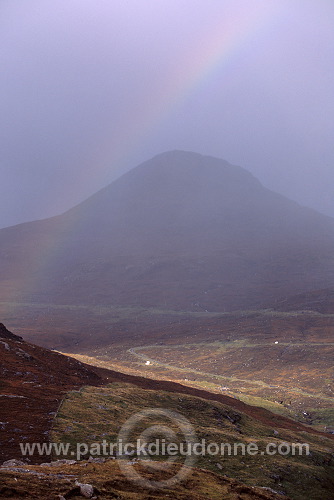 Rainbow over Clisham, Harris, Scotland - Harris, Ecosse - 18642