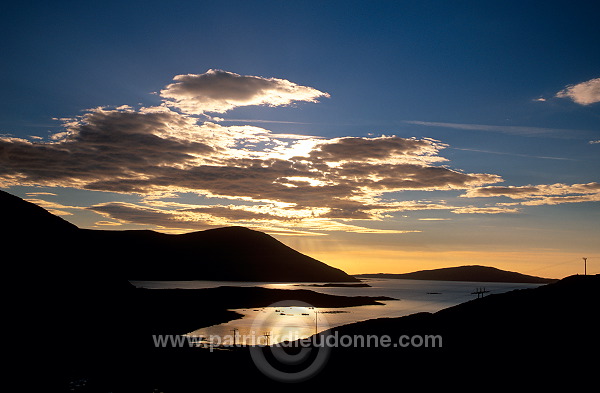 Sunset over Loch Tarbert, North Harris, Scotland - Ecosse - 1864