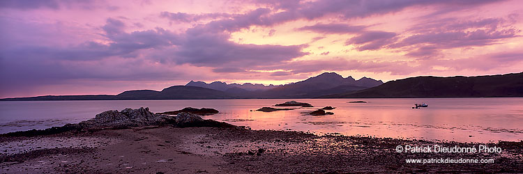 Cuillins from Sleat, Skye, Scotland - Chaine des Cuillins, Skye, Ecosse  17325