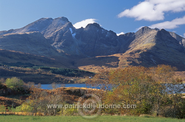 Cuillins (Blaven) and loch Slapin, Skye, Scotland -  Ecosse - 19