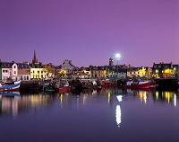 Stornoway harbour at dusk, Lewis, Scotland - Stornoway, Lewis, Ecosse 15779