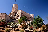 Nakhl fort, Batinah region - citadelle de Nakhl, Batinah, OMAN (OM10041)