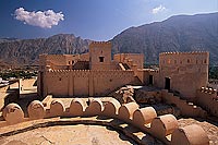 Nakhl fort, Batinah region - citadelle de Nakhl, Batinah, OMAN (OM10028)