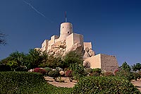 Nakhl fort, Batinah region - citadelle de Nakhl, Batinah, OMAN (OM10031)