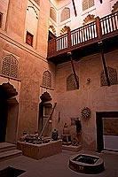 Jabrin fort, patio - Citadelle de Jabrin, patio, OMAN (OM10102)