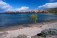 Greece, Lesvos: View of Sigri - Lesbos: Sigri  11405