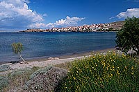 Greece, Lesvos: View of Sigri - Lesbos: Sigri  11432