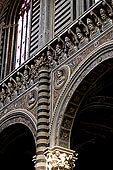 Tuscany, Siena, interior of Duomo - Toscane, Sienne   12588