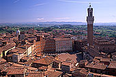 Tuscany, Siena, Piazza del Campo -  Toscane, Sienne, le Campo  12568