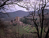 Tuscany, Chianti, fortified villa - Toscane, villa fortifiÃ©e  12108