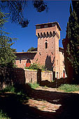 Tuscany, Chianti, castle at Linari - Toscane, chateau à Linari    12132