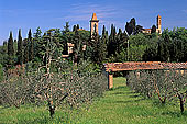 Tuscany, Chianti, Linari - Toscane, paysage à Linari  12135
