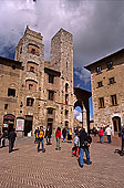 Tuscany, San Gimignano, twin towers - Toscane, San Gimignano  12383