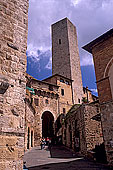Tuscany, San Gimignano, street - Toscane, San Gimignano  12395