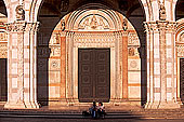 Tuscany, Lucca, facade of Duomo - Toscane, Lucques, Duomo  12411