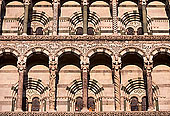 Tuscany, Lucca, facade of Duomo - Toscane, Lucques, Duomo  12406