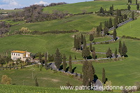 Winding road, Tuscany - Route sinueuse, Toscane -  it01064