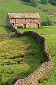 Swaledale, old barn, Yorkshire Dales NP, England - Grange traditionnelle 12778