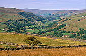 Swaledale & Whiteside moor, Yorkshire Dales NP, England -  Vallée de Swaledale 12809