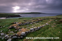 Viking longhouse at Underhoull, Unst, Shetland - Maison viking  13014