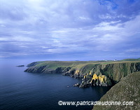Fair Isle: east coast and village. Shetland. -  Est de Fair Isle  14166