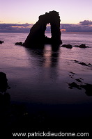 Foula: Gaada Stack at sunset, Shetland - Gaada Stack, Foula 13097