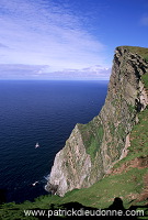 Foula, Shetland : The Kame (376 m) -  Falaise de The Kame, Foula  13115