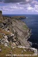 The Ord cliffs, Bressay island, Shetland. - Falaises, The Ord, Bressay 13187