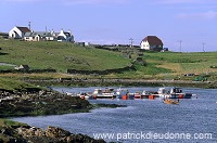 Houses and boats, Out Skerries, Shetland - Maisons et bateaux, Out Skerries  13214