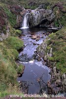 Burn of Lunklet waterfall, North Mainland, Shetland - Cascade de Lunklet 13312